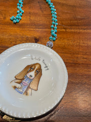 Bid Dog Dish Necklace by Gina