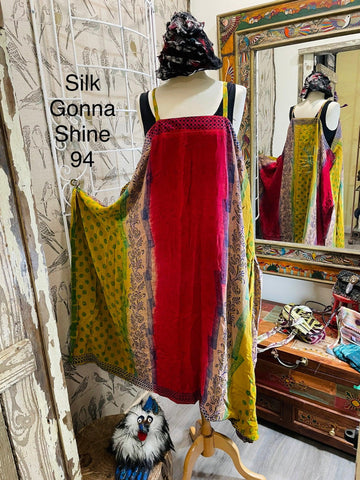 Silk Gonna Shine Maxi Dress by Kantha Bae One Size - Robin Boutique-Boutique 