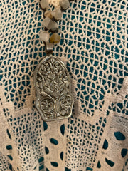 Tiger Eye Ganesh Necklace