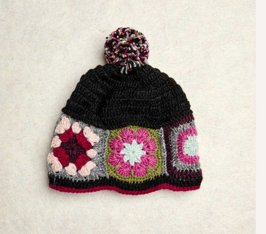 Lottie Dark Forest Knit Beanie By Many Hands