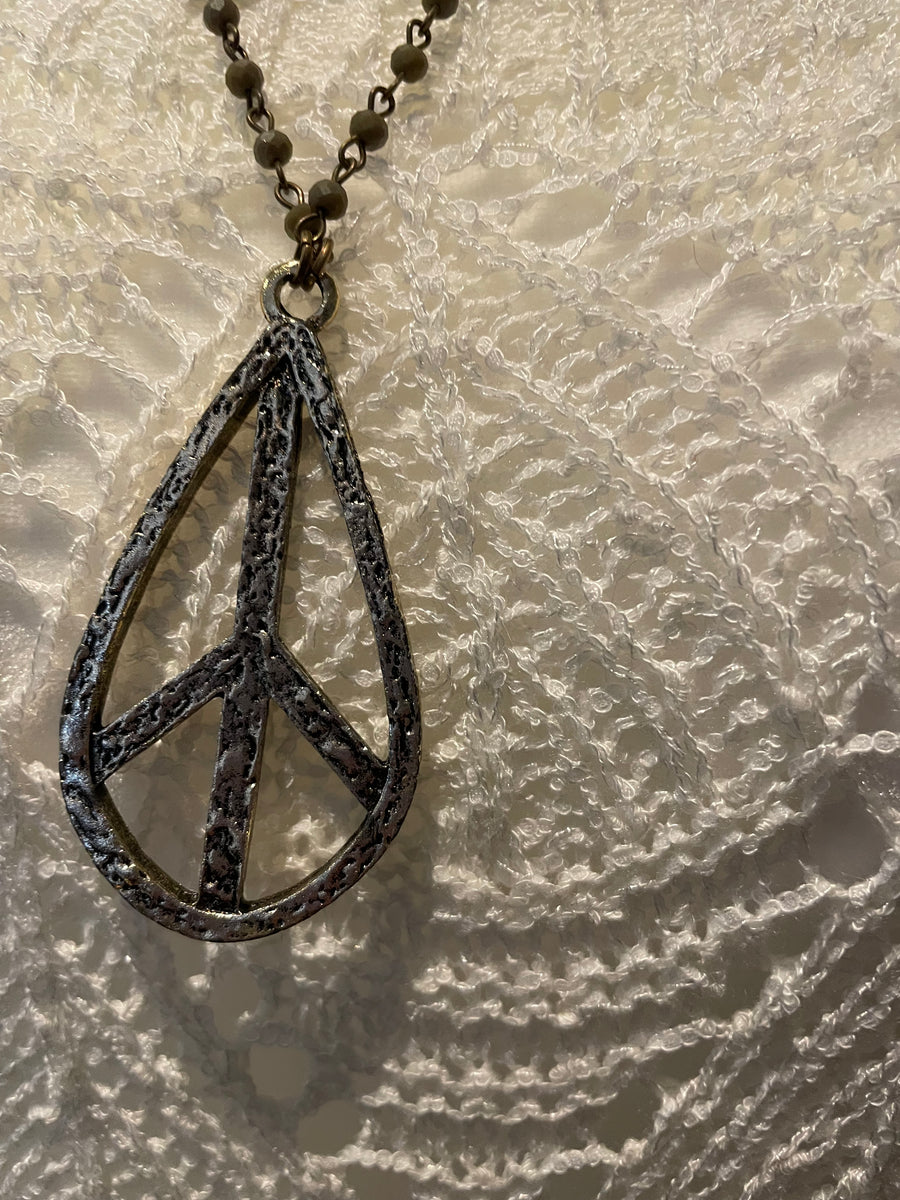 Peace & Love Necklace by Gina