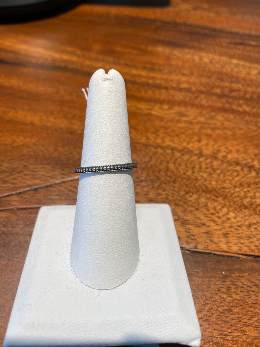 Simple Stacking Ring in Silver