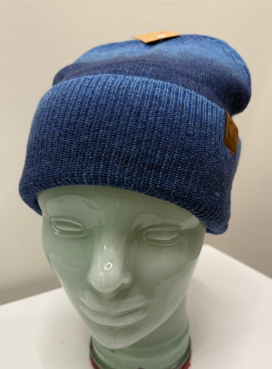 C.C. Beanie Multi Color Ombre Knit Slouchy Hat Robin Boutique