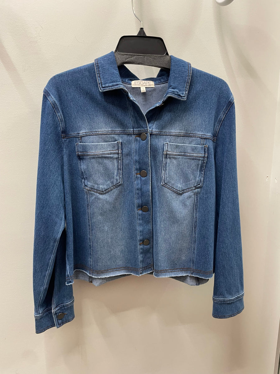 Denim Momentum Jacket by Escape Robin Boutique