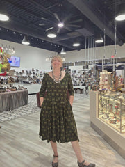 Ava Dress in Natural Print by Effie's Heart