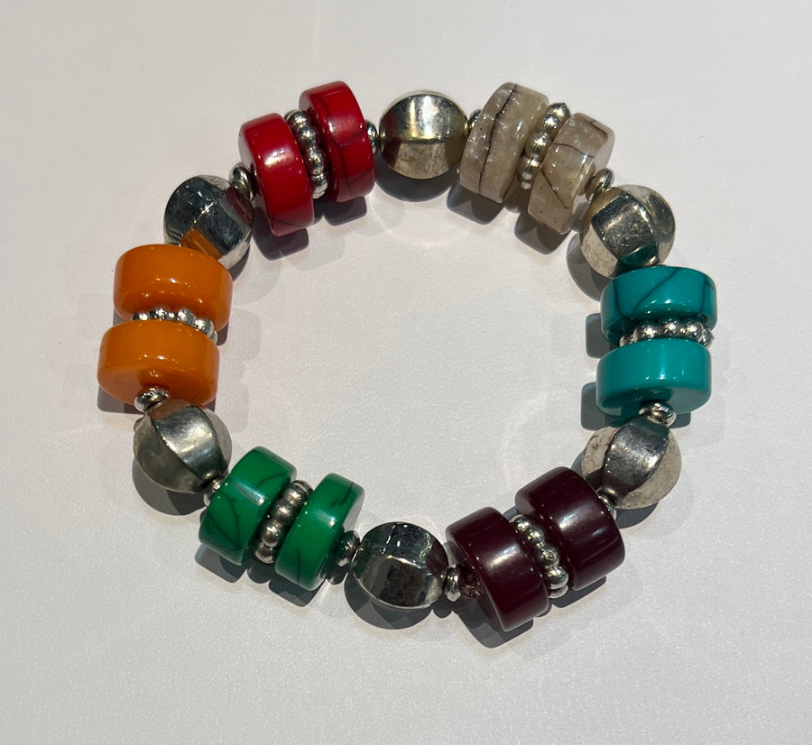 Small Stretch Fancy Copal Bracelet