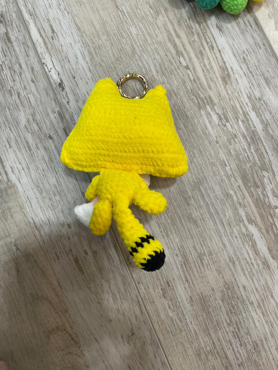 Whimsical Crocheted Bag Charms