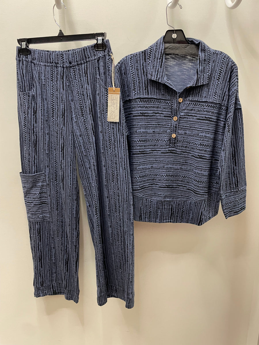 Stripe Seaside Pullover by Escape Robin Boutique