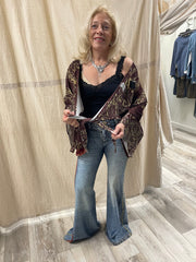 IPNG Design Boho Crop Kimonita in Printed Western