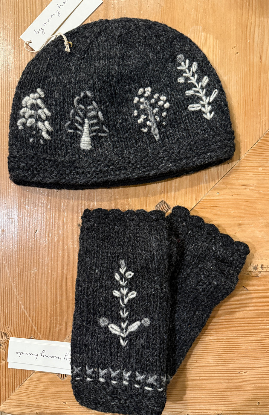 Daphne Knit Fingerless Armwarmers By Many Hands Robin Boutique