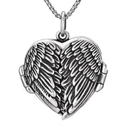 On The Wings of Love Locket Necklace