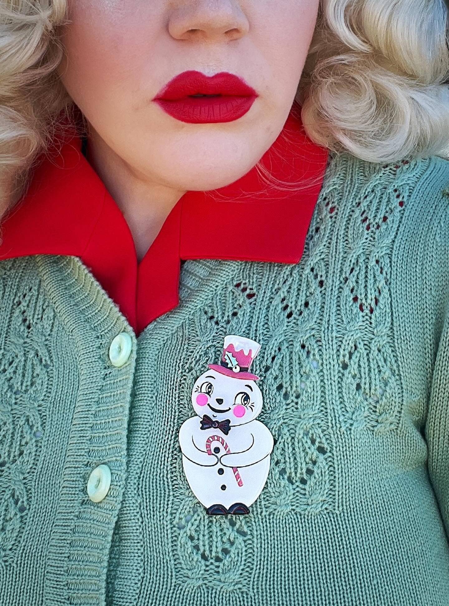 Love at Frost Sight Brooch Johanna Parker x Lipstick & Chrome Robin Boutique