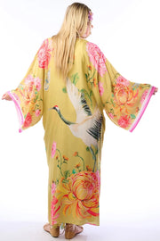 Legend Of The Crane Kimono by Aratta