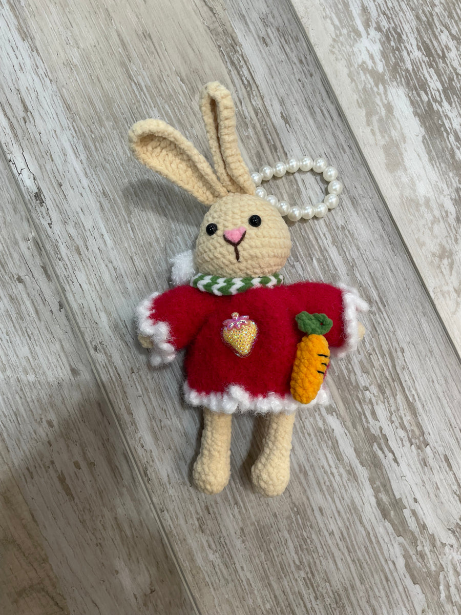 Whimsical Crocheted Bag Charms
