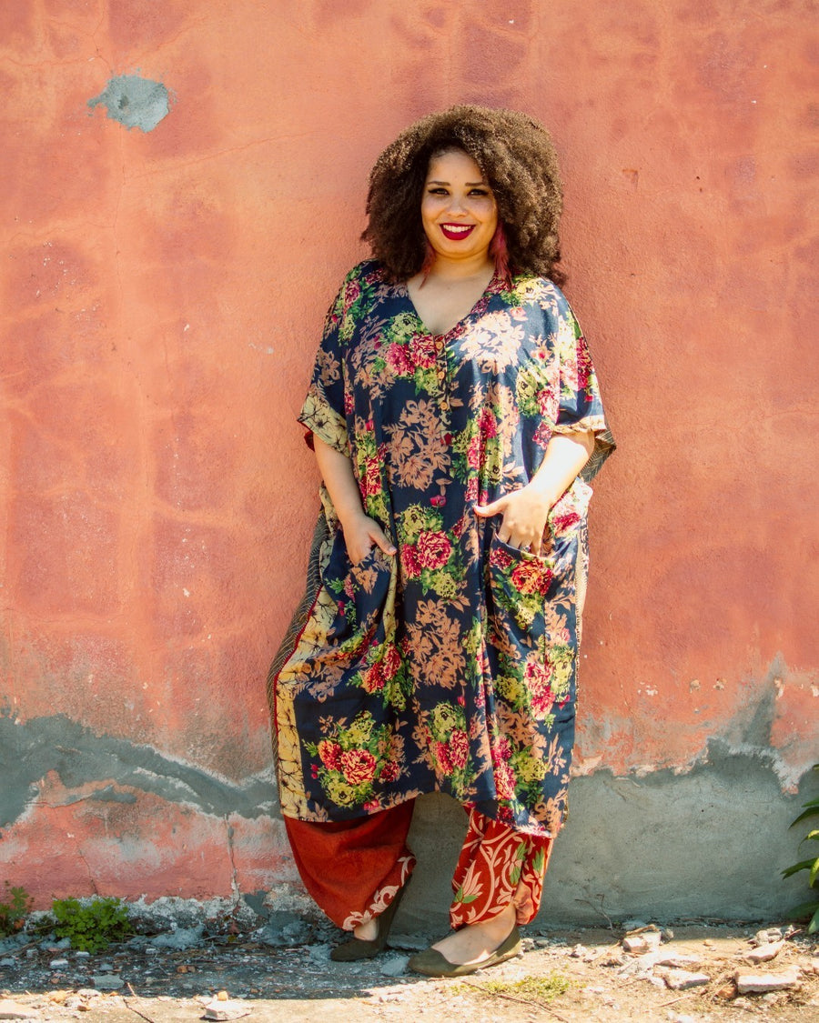 Silk Midi Muu by Kantha Bae