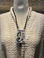 Mermaid Button Necklace by Gina