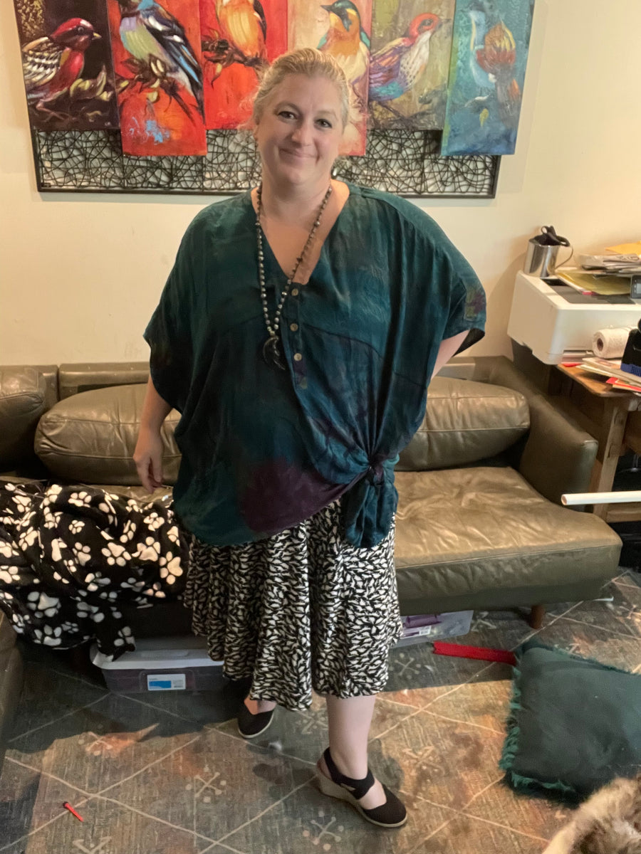 Silk Midi Muu by Kantha Bae