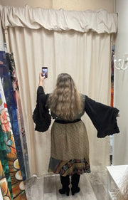 Bell Sleeve Butterfly Top #45 by Kantha Bae