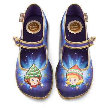 Hot Chocolate Chocolaticas® Jolly Sisters  Women's Mary Jane Flat Robin Boutique