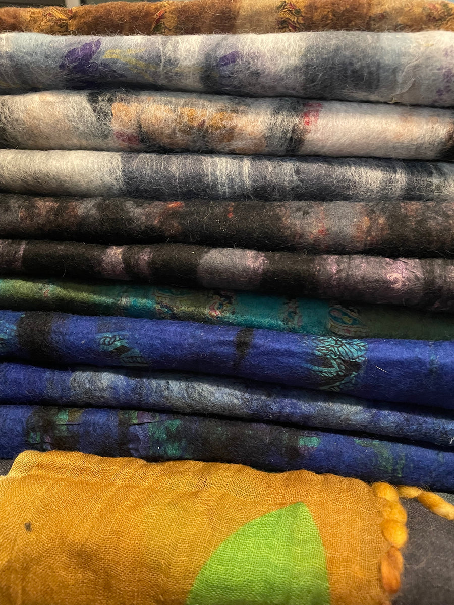 Artisan Felted Wool Scarves
