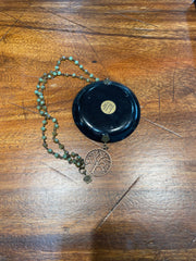 Plated Tree Owl Necklace by Gina