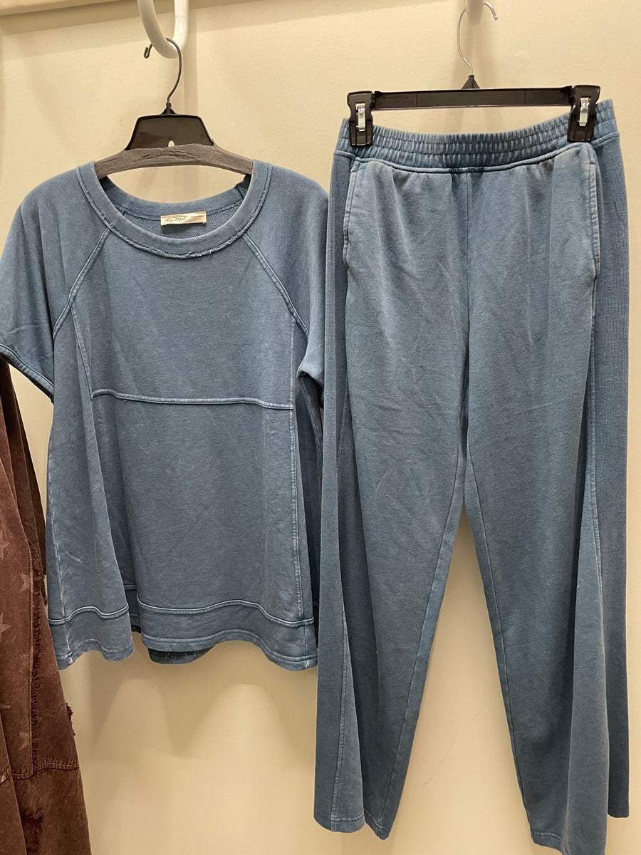 Wide Leg Terry Bliss Pants