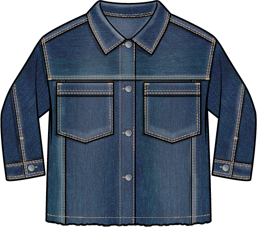 Denim Momentum Jacket by Escape Robin Boutique