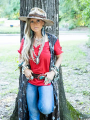 Rip Tattered Shirt by A Rare Bird