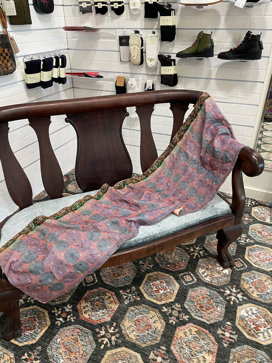 Silk Kantha Scarf #5015 by Robin