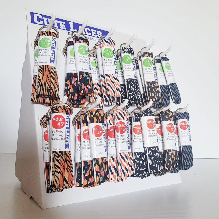 Halloween Cute Shoe Laces for Adults & Kids - Trick or Treat Robin Boutique