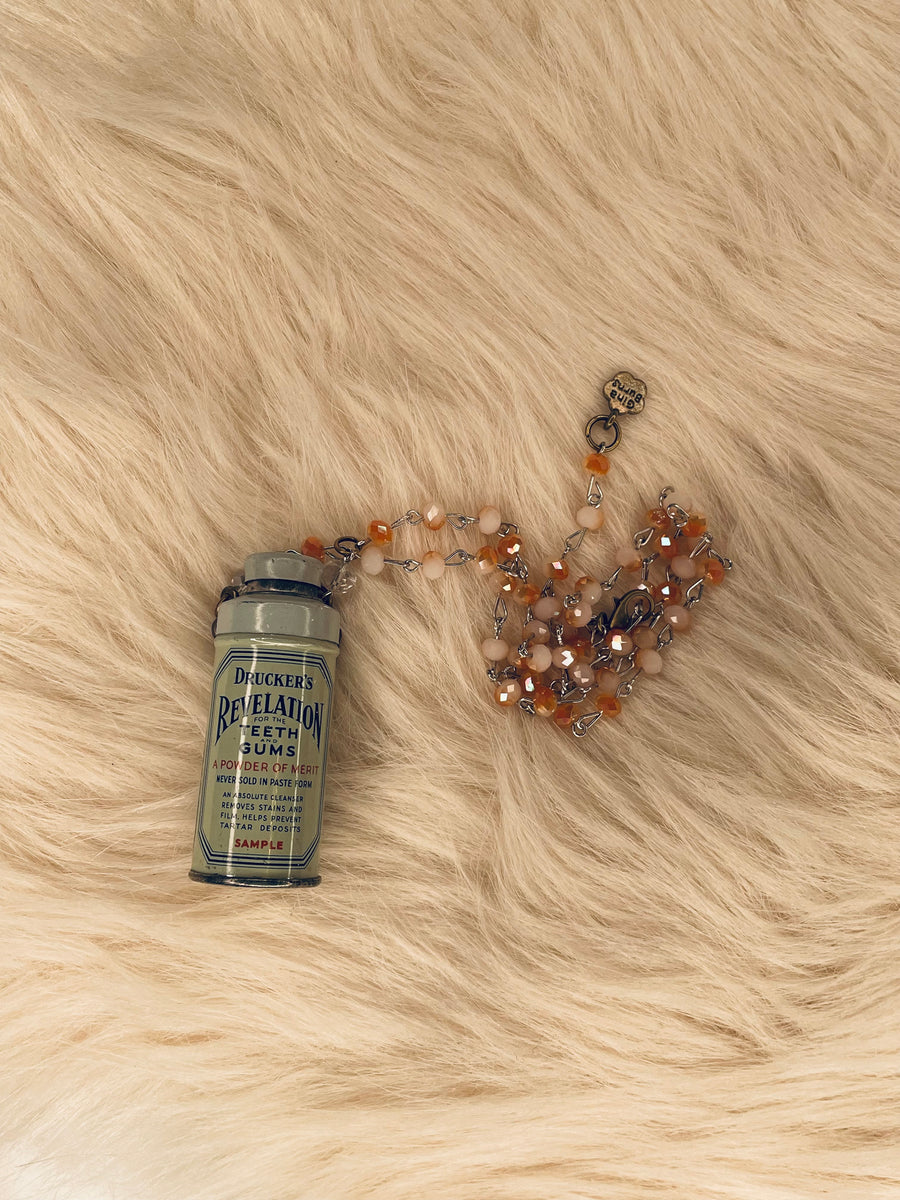 Mild and Sweet Tin Necklace by Gina