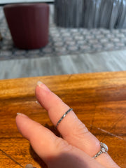 Scroll Stacking Band Ring