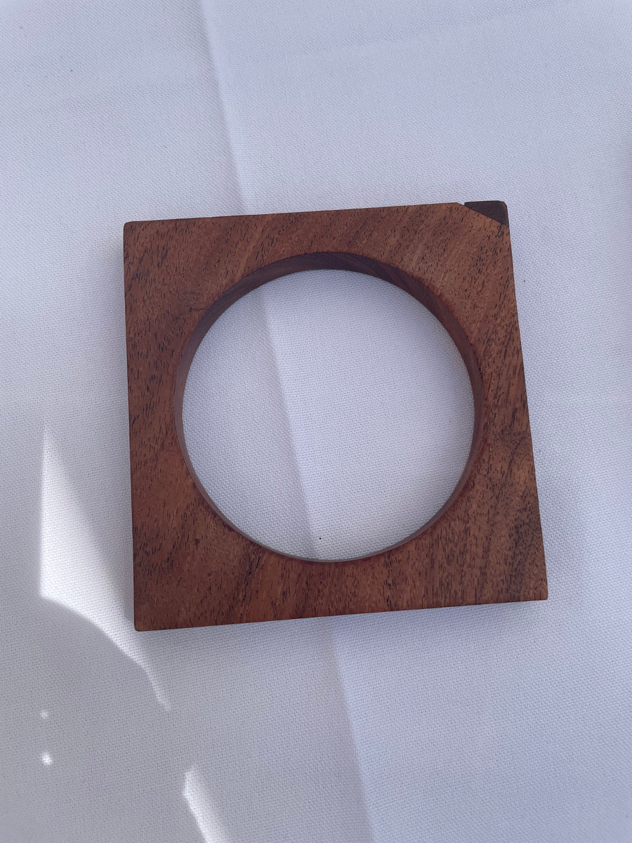 Wood Square Stacking Bangle