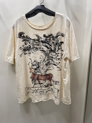 Cotton Charm Tee in Whimsy Deer