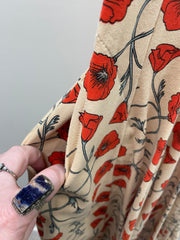 Besi Dress in Sun Poppy Print by Effie's Heart