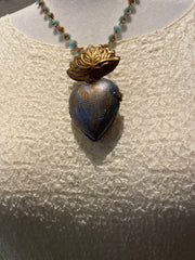 Celtic Heart Locket Necklace by Gina