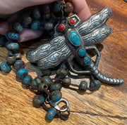 Dragonfly Long Necklace by Tara Gasparin