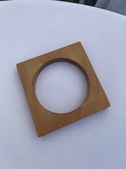 Wood Square Stacking Bangle