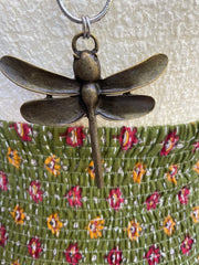 Dragonfly Beaded Chain Necklace