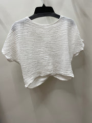 Double Gauze Crop Top