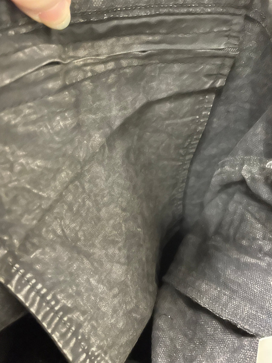 Denim Patch Messenger Bag