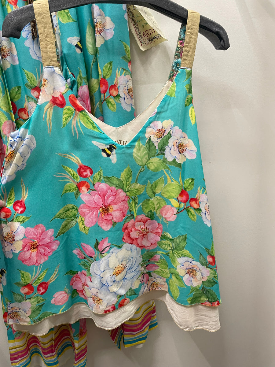 La Ville Rose Reversible Cami by Aratta