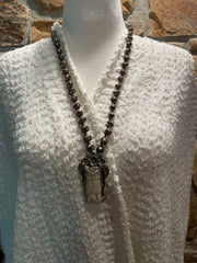 Floral Owl Necklace by Tara Gasparin