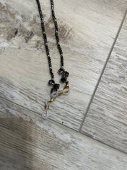 Bejeweled Eye Glass Necklace