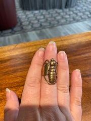 Locust Love Wrap Ring in Bronze