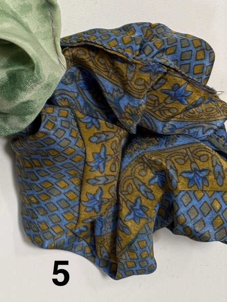 Nepalese Silk Scrunchie Hair Bands Robin Boutique