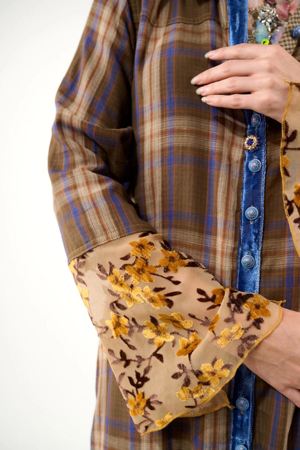 Anna Button Shirt Dress/Duster by Aratta