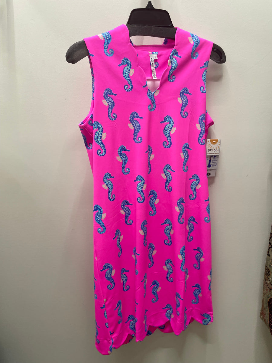 Sleeveless Zip Swing Dress by Lulu-B