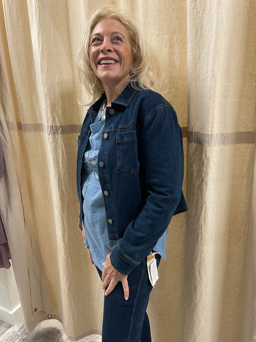 Denim Momentum Jacket by Escape Robin Boutique