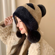 Cozy Plush Panda Earflap Hat Robin Boutique
